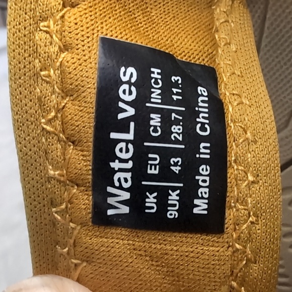 Watelves waterproof sandals, flip flops, men's size 43EU, 10US, tan - Picture 10 of 10